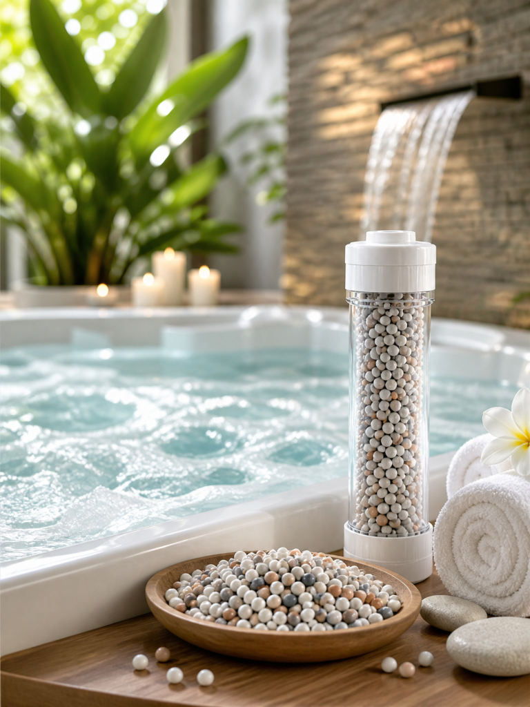 Wellness spa water treatment solution using Longxin ceramic filter media